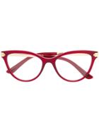 Dolce & Gabbana Eyewear Cat Eye Optical Glasses - Red