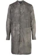 Ziggy Chen Illustrated Tunic Shirt - Grey