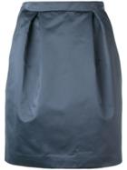 Nina Ricci Inverted Pleat Bell Skirt - Grey