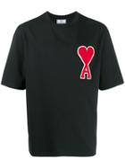 Ami Paris Big Coeur Patch T-shirt - Black