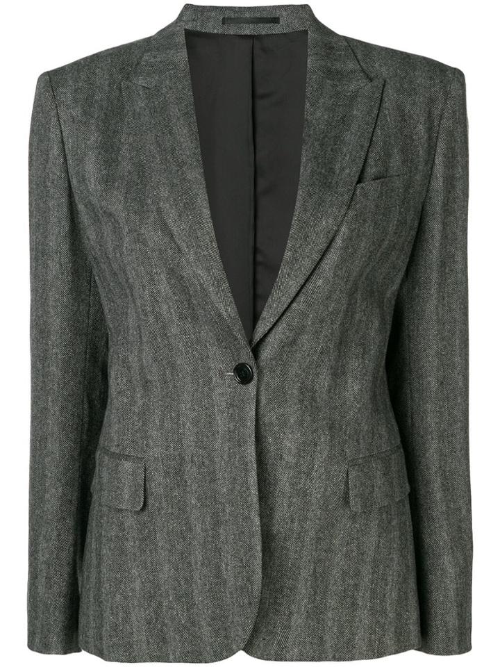 Filippa-k Herringbone Blazer - Grey