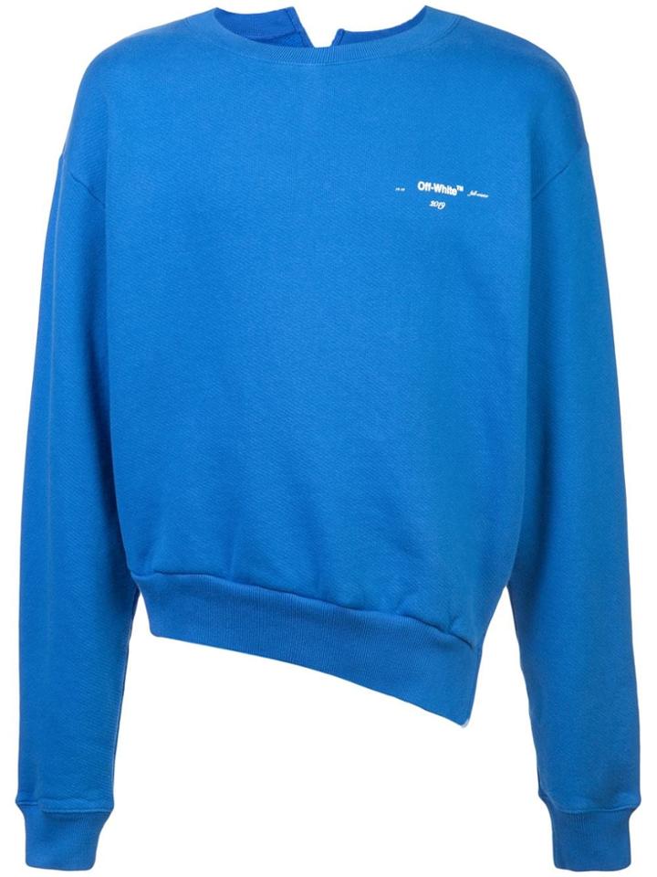 Off-white Life Itself Sweatshirt - Blue