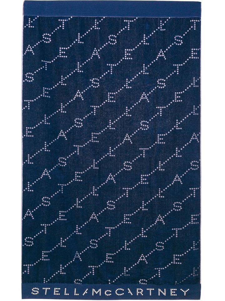 Stella Mccartney Monogram Beach Towel - Blue