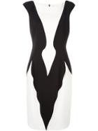 Emanuel Ungaro Graphic Print Dress, Women's, Size: 42, White, Viscose/spandex/elastane