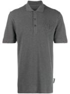 Philipp Plein Logo-embossed Polo Shirt - Grey