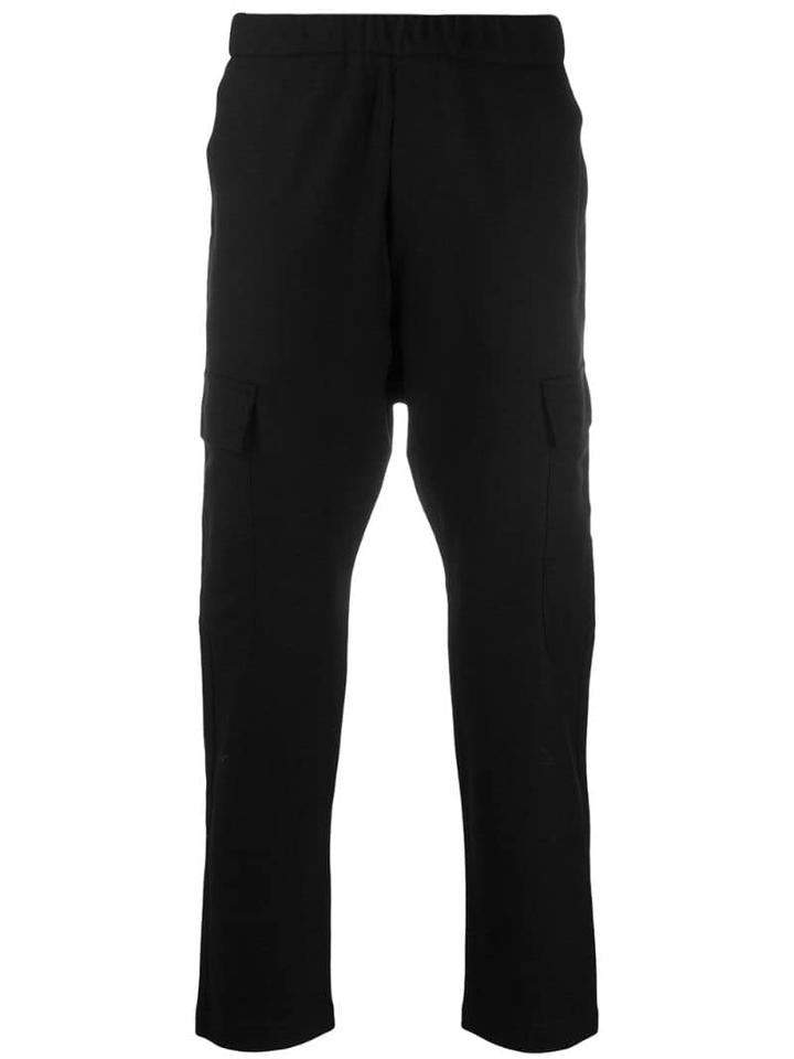 Barena Dropped Crotch Trousers - Black