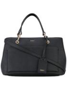 Dkny - Top Handle Tote - Women - Leather - One Size, Black, Leather