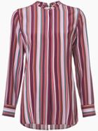 Figue Monique Pyjama-style Striped Shirt - Red