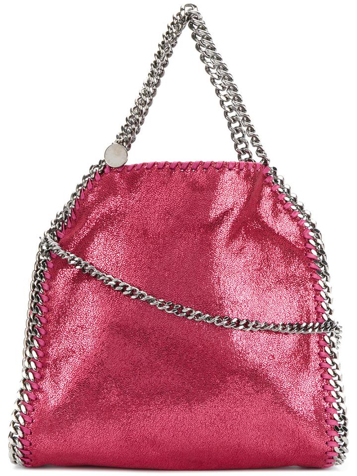 Stella Mccartney - Mini Falabella Tote Bag - Women - Polyester - One Size, Pink/purple, Polyester
