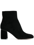 Red Valentino Red(v) Side Zip Ankle Boots - Black