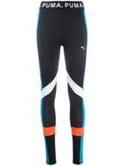 Puma Colour Block Sports Leggings - Black
