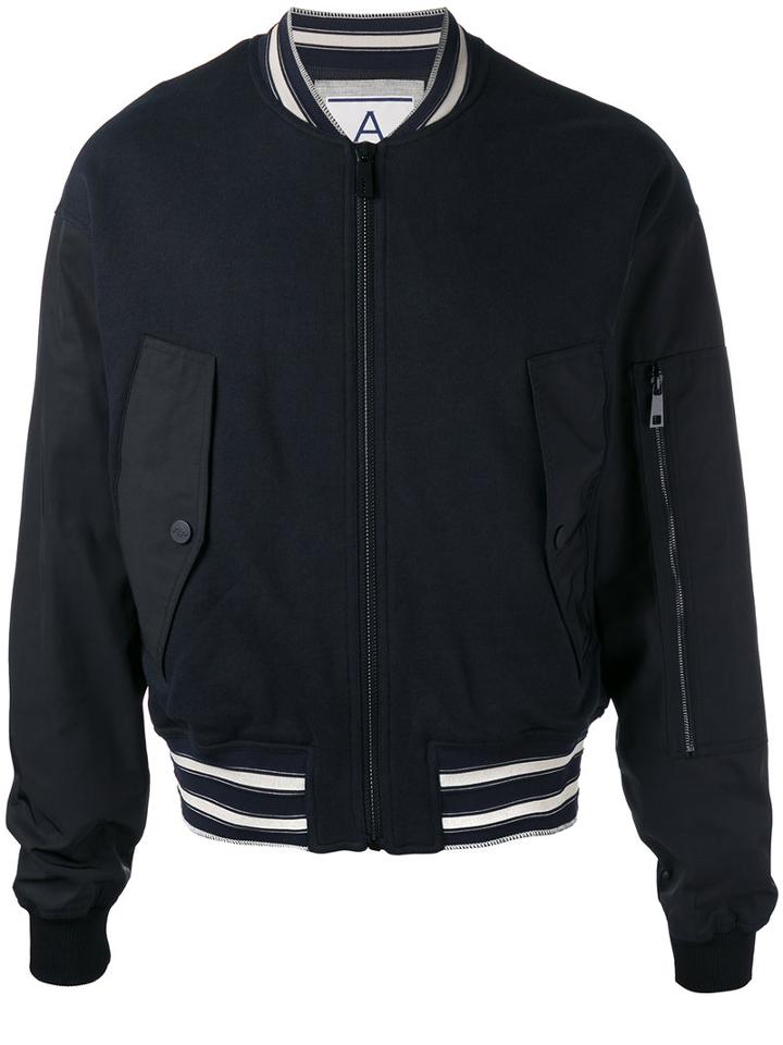 Andrea Pompilio 'who The Fuck Is' Jacket, Men's, Size: 50, Blue, Cotton/polyester