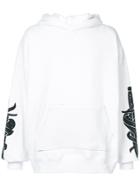 Amiri Sleeve-embellished Hoodie - White