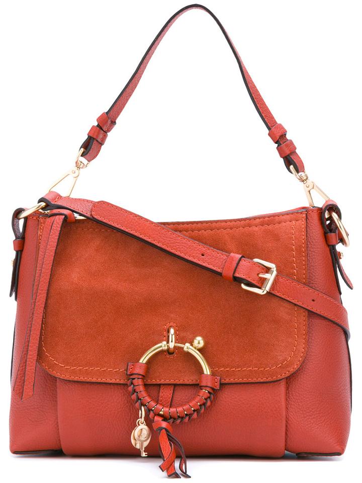 See By Chloé - Tassel Detail Shoulder Bag - Women - Leather - One Size, Red, Leather