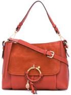 See By Chloé - Tassel Detail Shoulder Bag - Women - Leather - One Size, Red, Leather