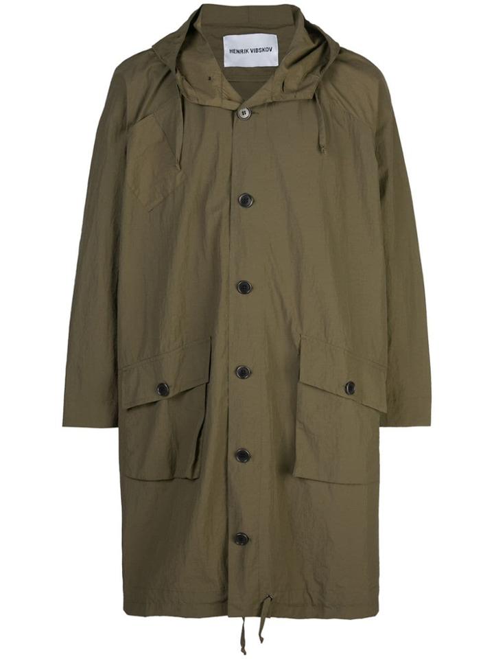Henrik Vibskov Tornado Coat - Green