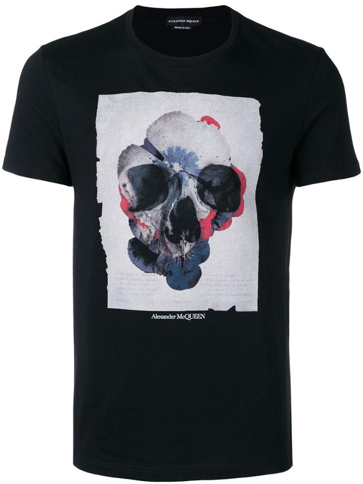 Alexander Mcqueen Skull-print T-shirt - Black