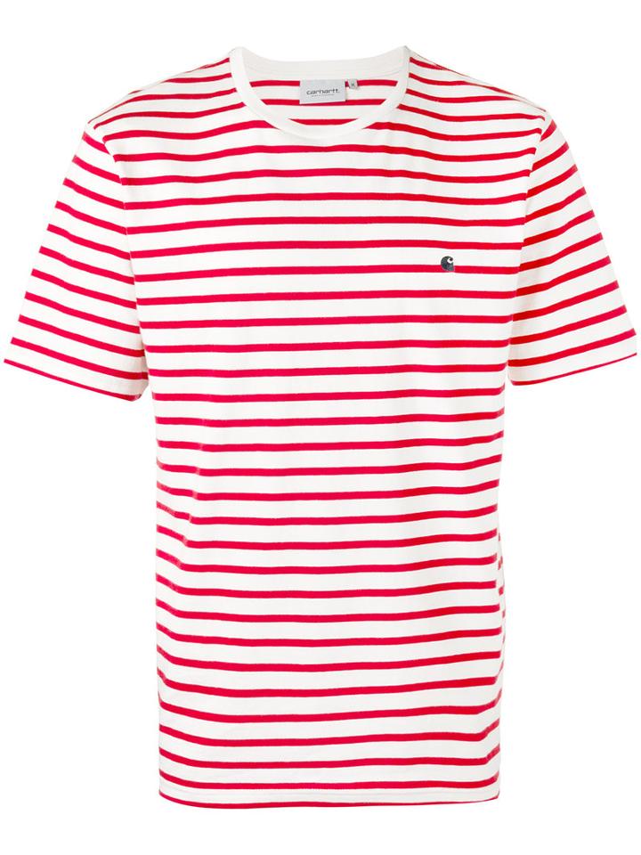 Carhartt - Striped T-shirt - Men - Cotton - S, White, Cotton