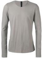 Poème Bohémien Crew Neck Sweatshirt, Men's, Size: 50, Grey, Cotton