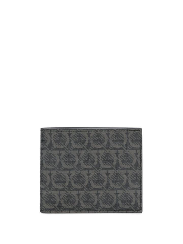 Salvatore Ferragamo Patterned Wallet - Black