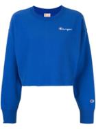 Champion Cropped Sweatshirt - Blue