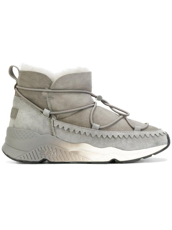 Ash Lace Up Sneakers - Grey