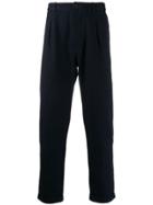 Universal Works Cotton Pleated Trousers - Blue