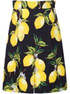 Dolce & Gabbana Lemon Print A-line Skirt