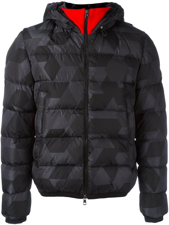 Moncler 'clamart' Padded Jacket, Men's, Size: 3, Black, Polyamide/feather Down