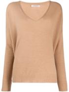 Twin-set Deep V-neck Sweater - Brown