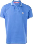 Moncler Classic Polo Shirt, Men's, Size: M, Blue, Cotton