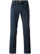 Jacob Cohen Slim-fit Trousers, Size: 36, Blue, Cotton/spandex/elastane