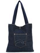 Société Anonyme - Denim Selvage Pocket Tote - Unisex - Cotton - One Size, Blue, Cotton