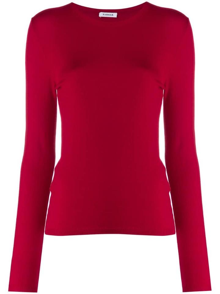 P.a.r.o.s.h. Crew Neck Jumper - Red