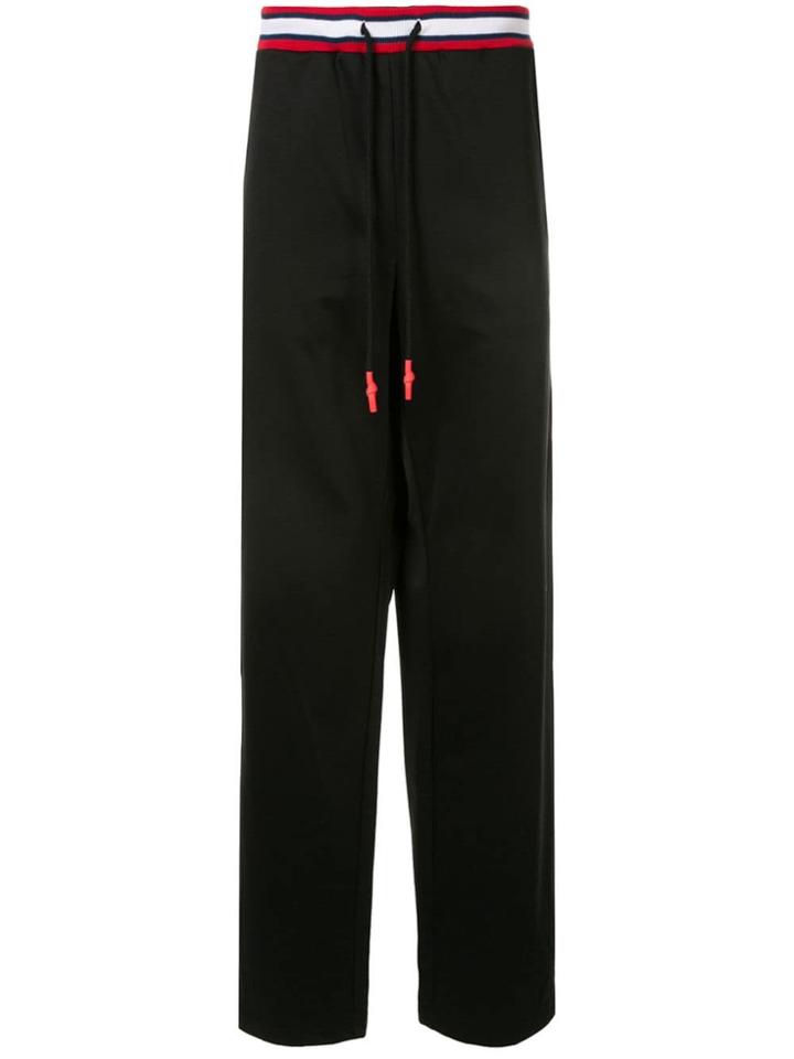 Facetasm Sports Panel Trousers - Black