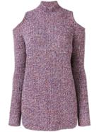 Zoe Jordan Cold Shoulder Jumper - Red