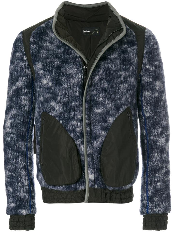 Kolor Zipped Jacket - Blue