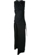 Rick Owens - Draped Evening Dress - Women - Spandex/elastane/viscose - 42, Women's, Black, Spandex/elastane/viscose