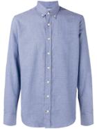 Hackett Textured Button-down Shirt - Blue