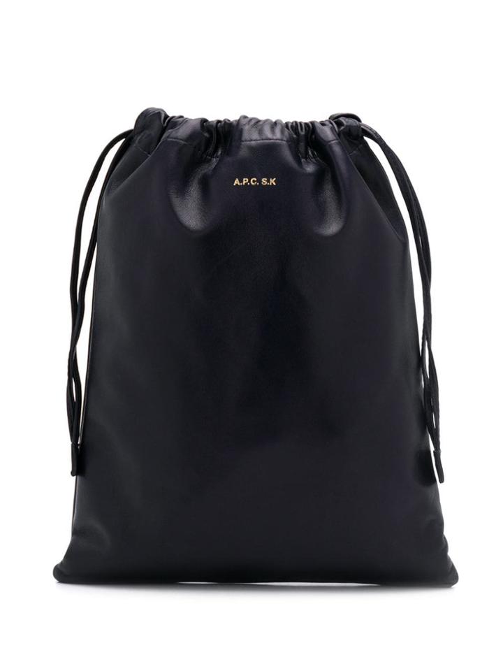 A.p.c. Douche Drawcord Bag - Blue