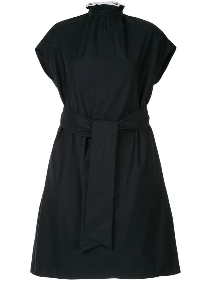 Atlantique Ascoli Belted Waist Dress - Blue