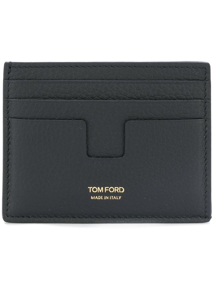 Tom Ford Embossed Card Holder - Black