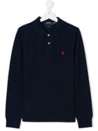 Ralph Lauren Kids Teen Classic Polo Shirt - Blue