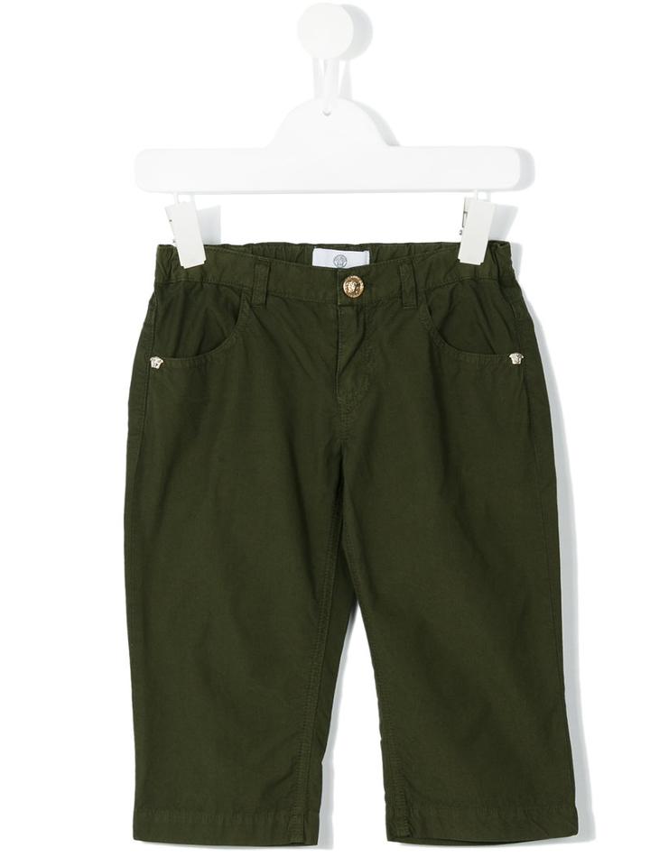 Young Versace - Bermuda Shorts - Kids - Cotton - 8 Yrs, Green