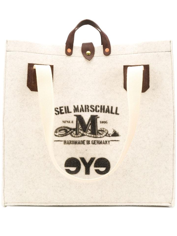 Junya Watanabe Printed Shopper Bag - Neutrals