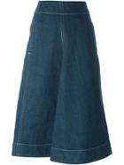 Lemaire Patch Pocket Denim Skirt - Blue