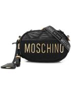 Moschino Quilted Logo Bum Bag - Black