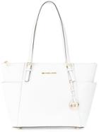 Michael Michael Kors Double Handles Shoulder Bag - White