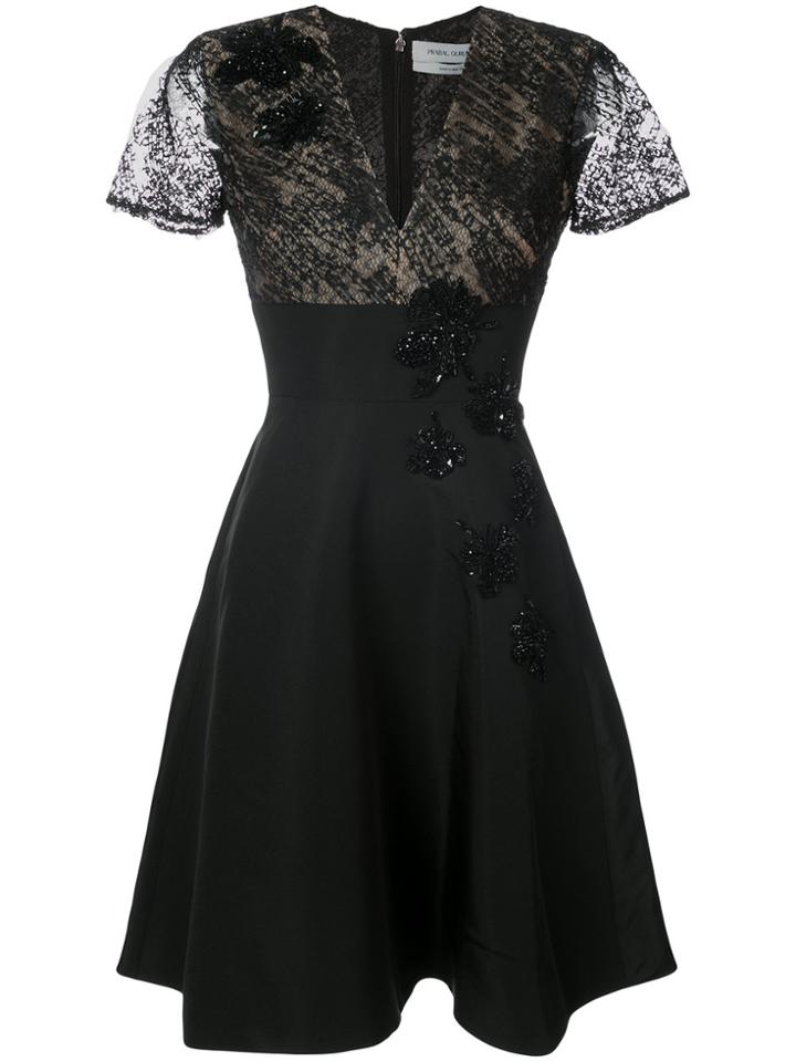 Prabal Gurung Fit And Flare Dress - Black