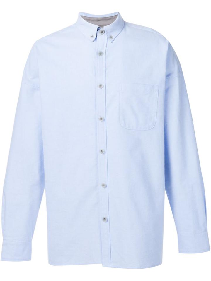 Fear Of God 'the Oxford' Shirt, Men's, Size: Large, Blue, Cotton